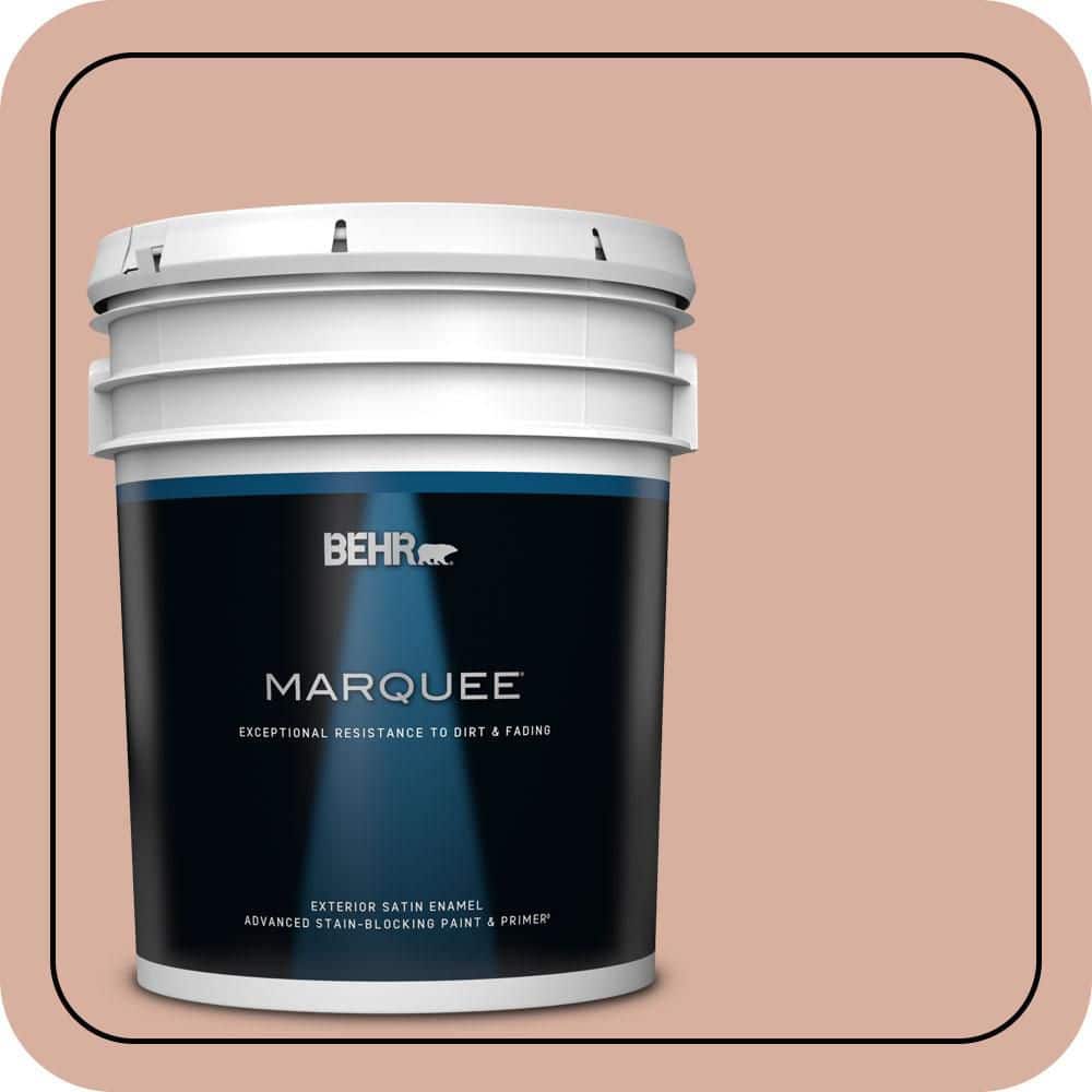 BEHR MARQUEE 5 gal. #S180-3 Flowerpot Satin Enamel Exterior Paint & Primer