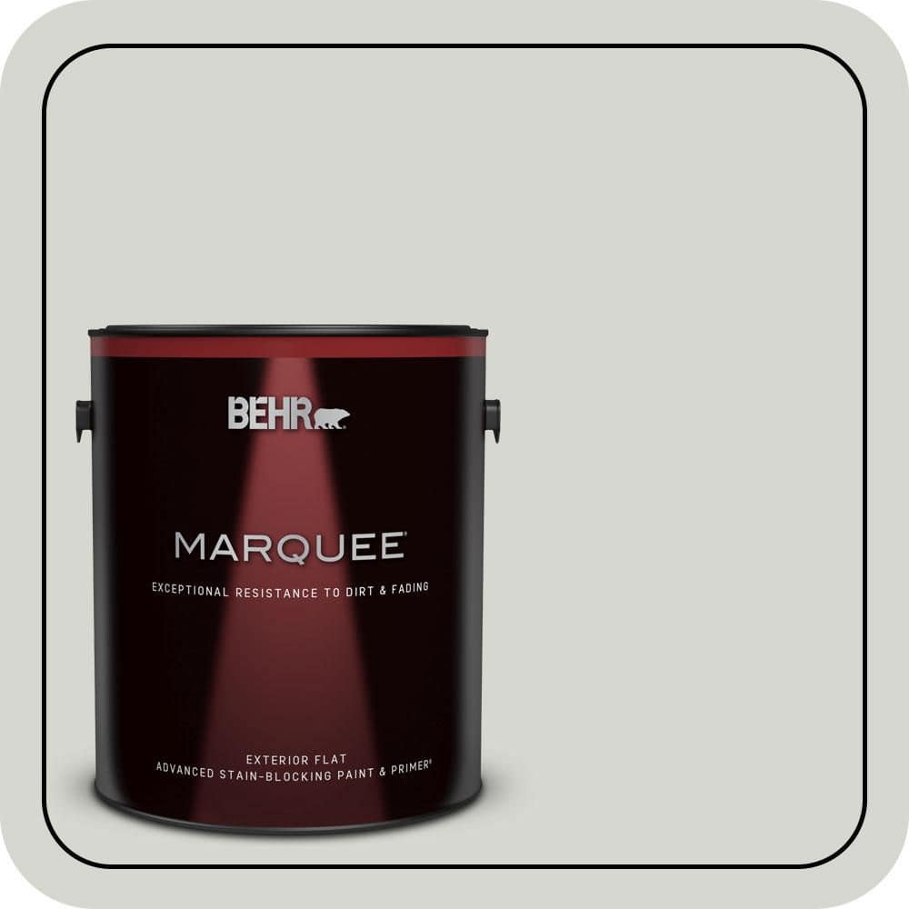 BEHR MARQUEE 1 gal. #N380-1 Mortar Flat Exterior Paint & Primer (1)
