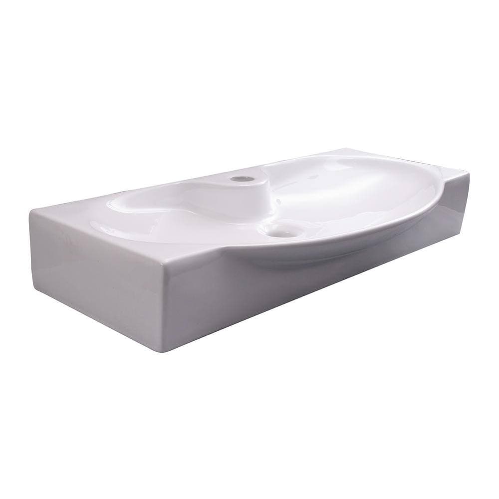 Barclay Products Wallace Wall-Mount Sink in White (2)