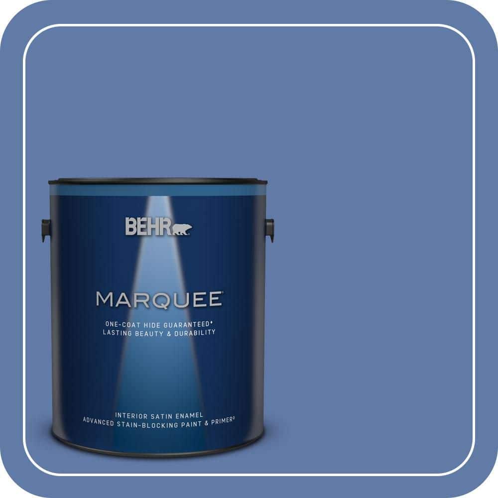 BEHR MARQUEE 1 gal. #M540-6 Miracle Elixir One-Coat Hide Satin Enamel Interior Paint & Primer (1)