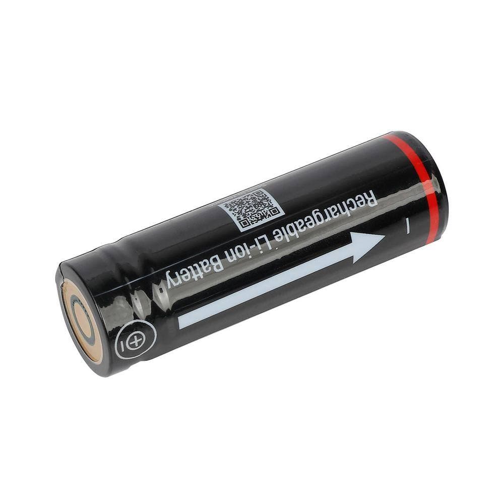 PRIVATE BRAND UNBRANDED 500 Lumens Dual Power Aluminum Flashlight 3.7-Volt 1200 mAh Rechargeable Replacement Battery (3)