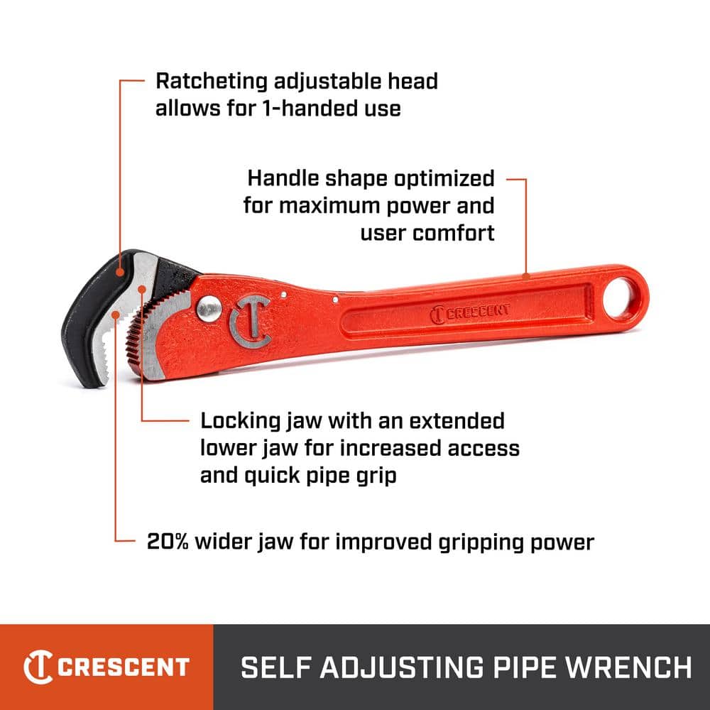 Crescent 16 in. Self Adjusting Pipe Wrench (2)