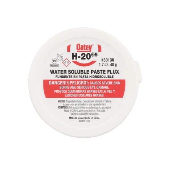 Oatey Soldering Kit with 1.7 oz. Lead-Free Water Soluble Flux Paste and 4 oz. Silver Solder Wire (4)