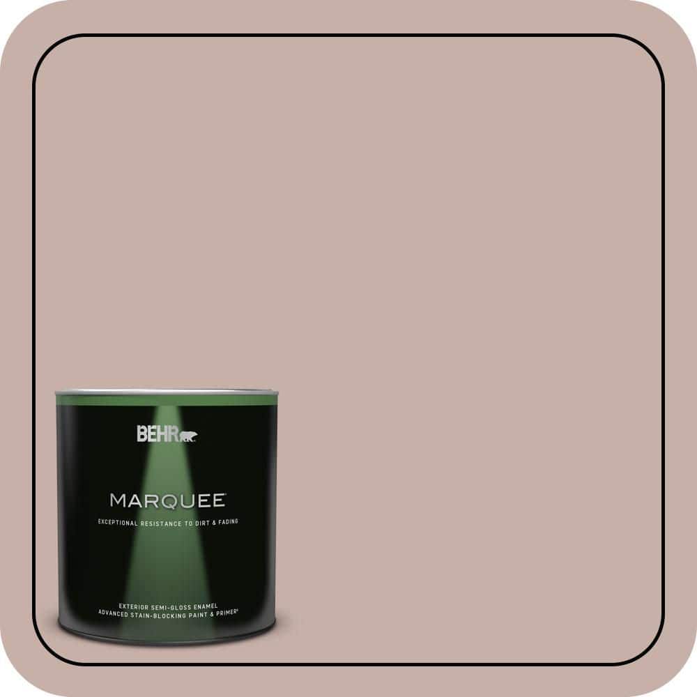 BEHR MARQUEE 1 qt. #N160-3 Vintage Charm Semi-Gloss Enamel Exterior Paint & Primer