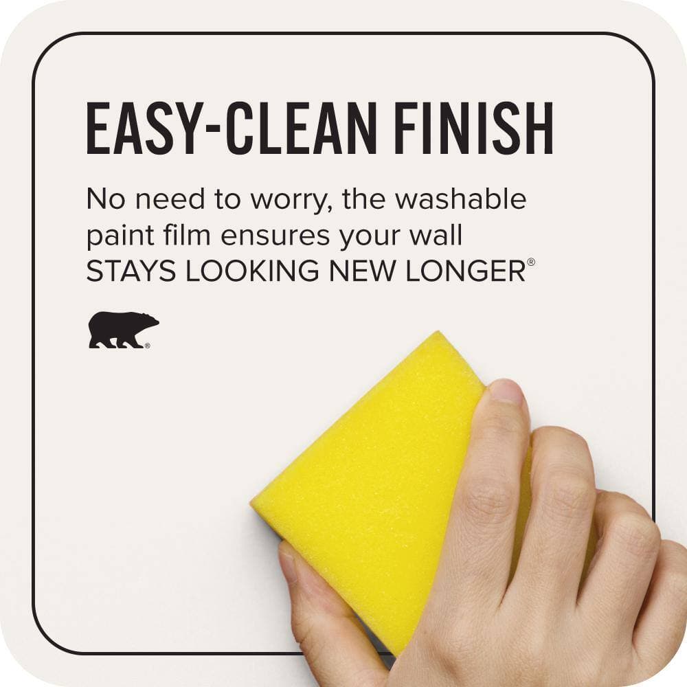 BEHR ULTRA 1 gal. #PWN-15 Silk Pillow Extra Durable Flat Interior Paint & Primer (4)