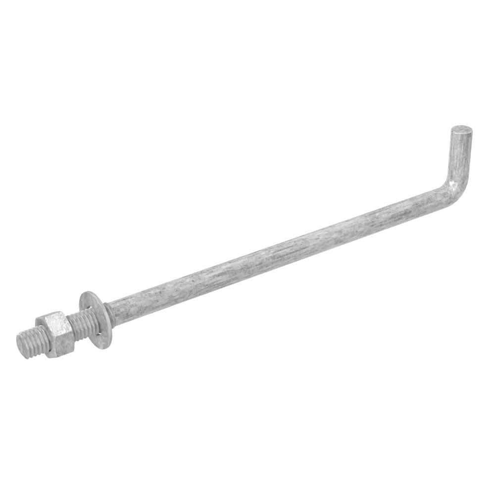 Grip-Rite 1/2 in. x 10 in. Hot-Galvanized Anchor Bolt (3)