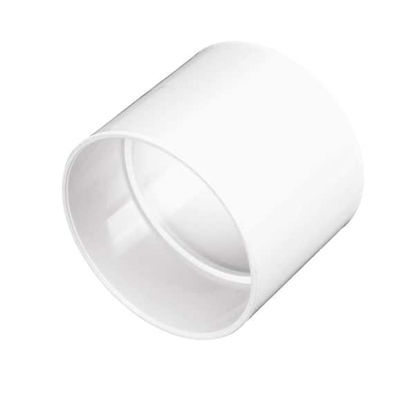 NDS 4 in. Hub X Hub PVC S&D Coupling (2)