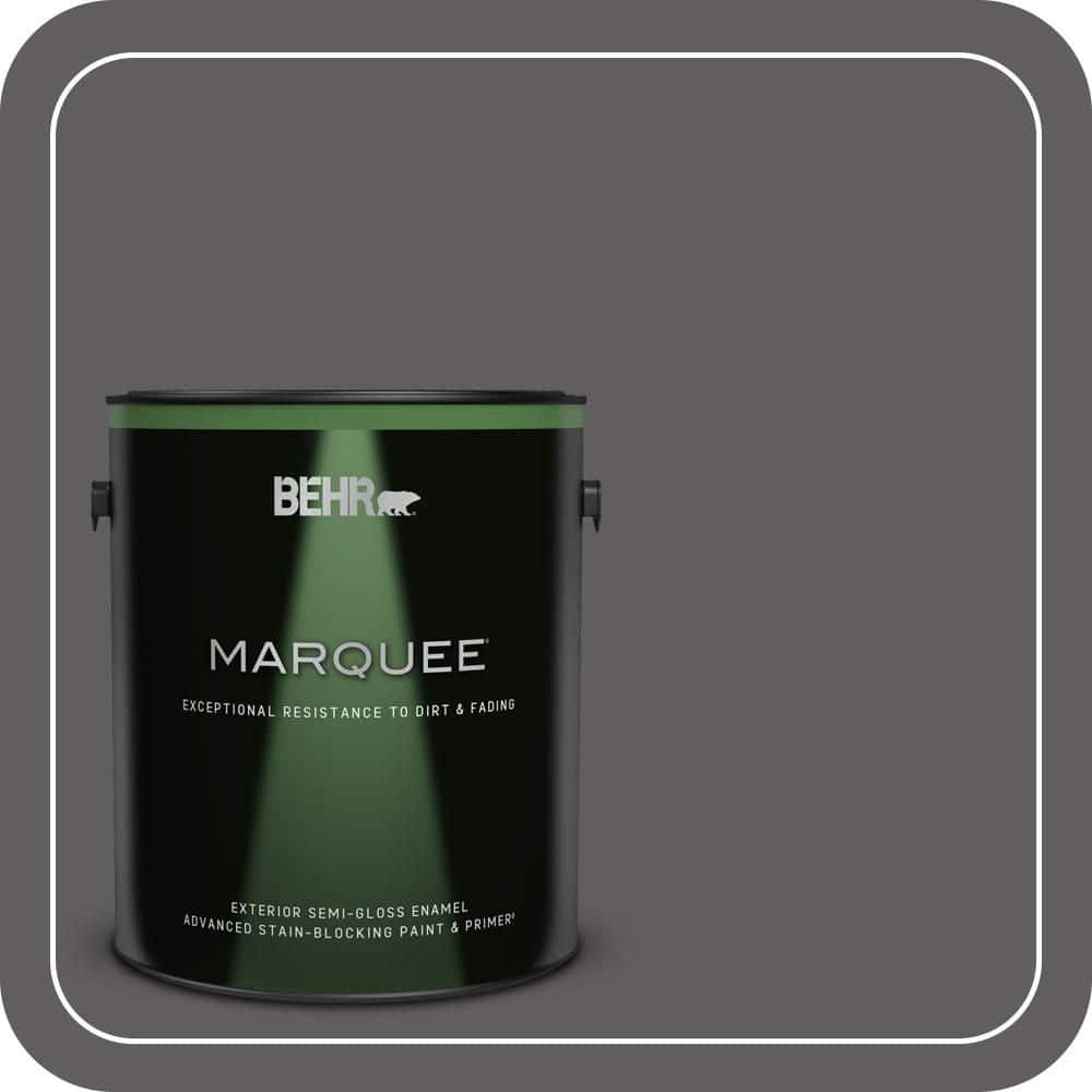 BEHR MARQUEE 1 gal. #T17-10 Shades On Semi-Gloss Enamel Exterior Paint & Primer