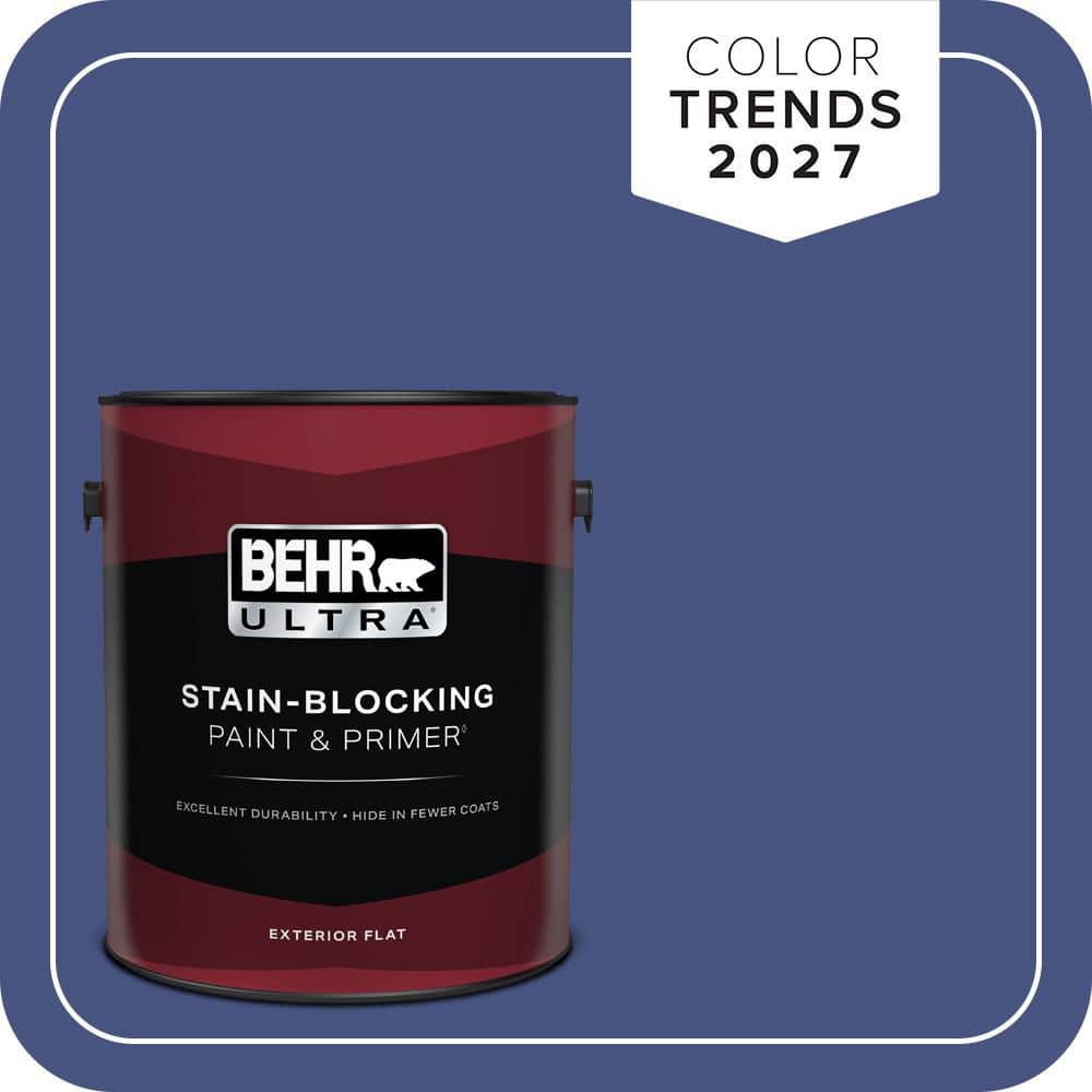 BEHR ULTRA 1 gal. #PPU15-02 Mozart Flat Exterior Paint & Primer