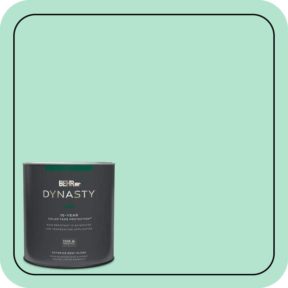 BEHR DYNASTY 1 qt. #P420-2 Crystal Rapids Semi-Gloss Exterior Stain-Blocking Paint & Primer