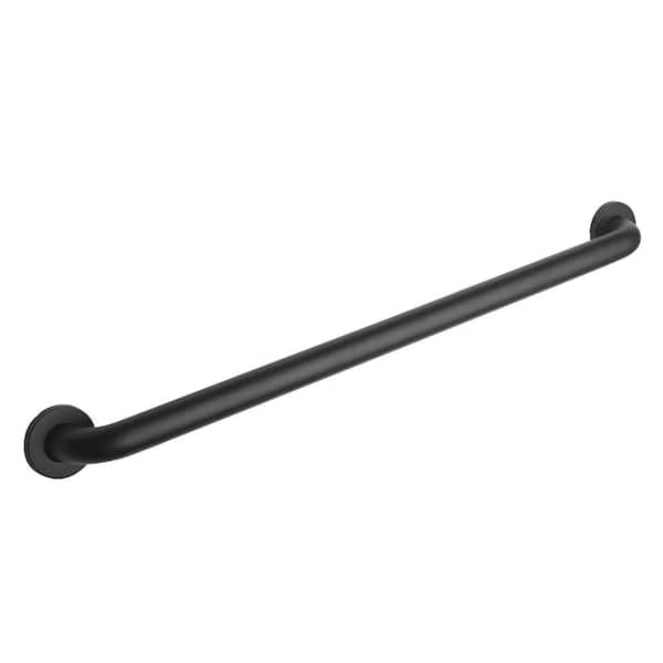 Glacier Bay 32 in. x 1-1/2 in. Grab Bar Concealed Screw Matte Black