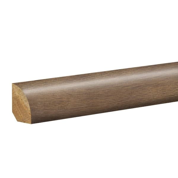 PERFORMANCE ACCESSORIES Cocoa Walters 0.62 in. T x 0.75 in. W x 94.5 in. L Textured Wood Look Laminate Moulding/Trim Quarter Round Molding