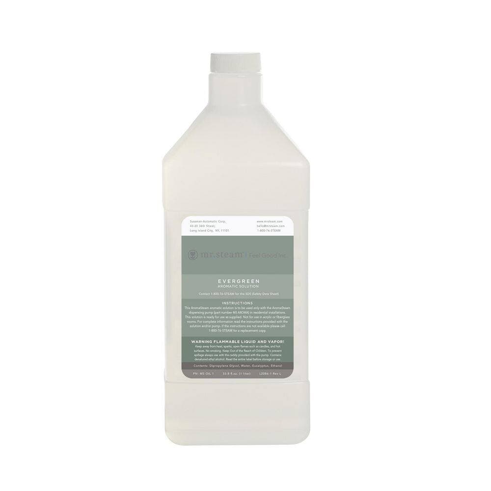 Mr. Steam Evergreen Essential Aroma Oil in 1 Liter Gal. (2)