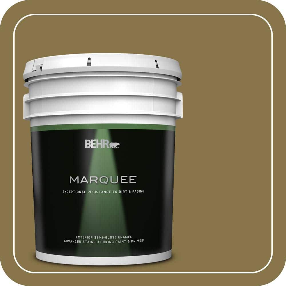 BEHR MARQUEE 5 gal. #PPU6-20 Eden Prairie Semi-Gloss Enamel Exterior Paint & Primer