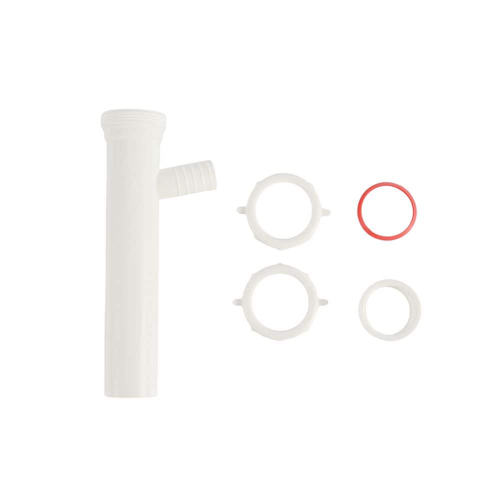 Everbilt 1-1/2 in. x 8 in. Trap Tailpiece SJ 3/4 in. Branch Plastic (4)