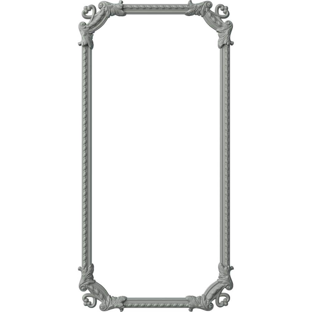 Ekena Millwork 13.35 Sq. Ft. Unfinished Polyurethane Devon Rope Panel Moulding Kit (Single Panel) (1)