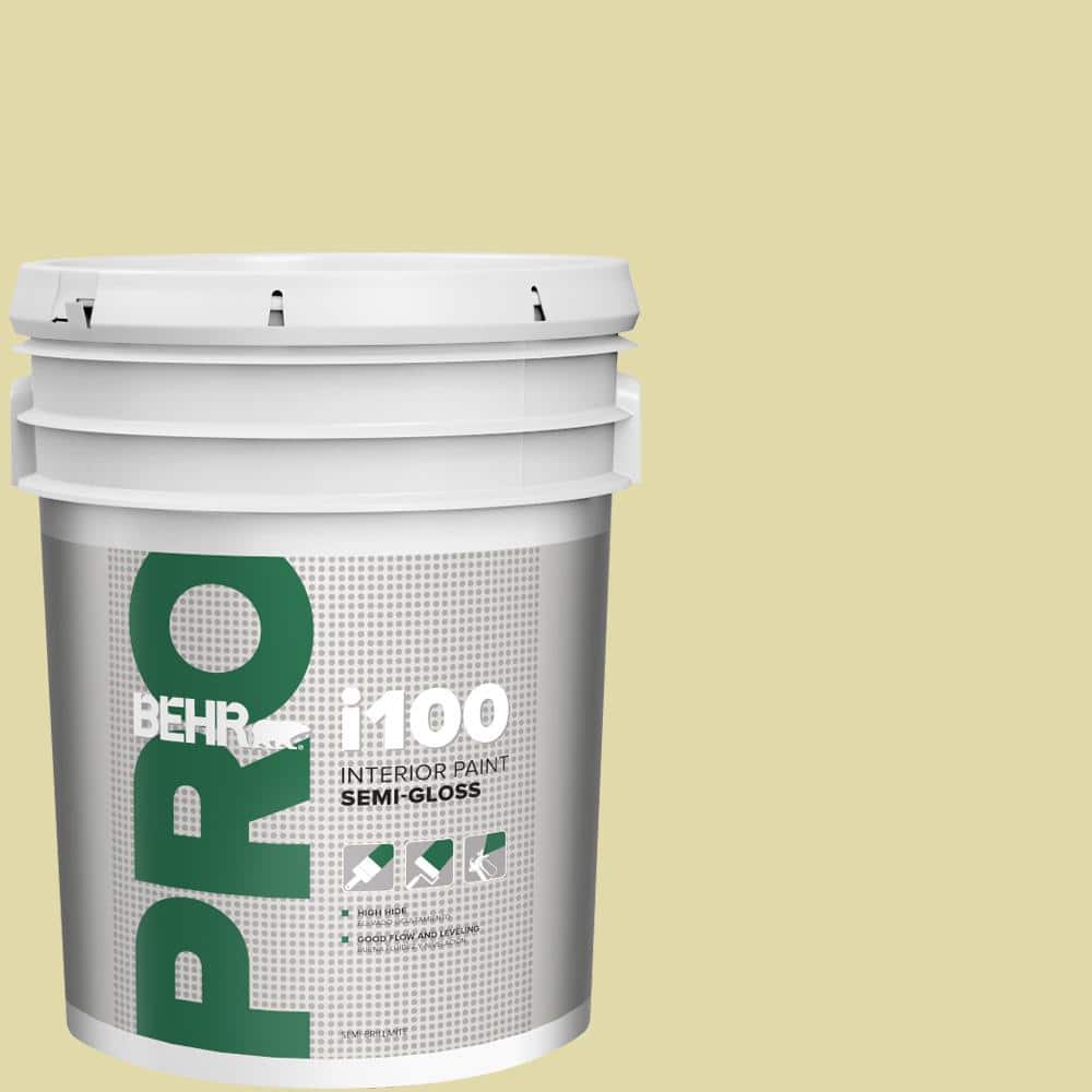 BEHR PRO 5 gal. #HDC-CT-27A Fresh Willow Semi-Gloss Interior Paint