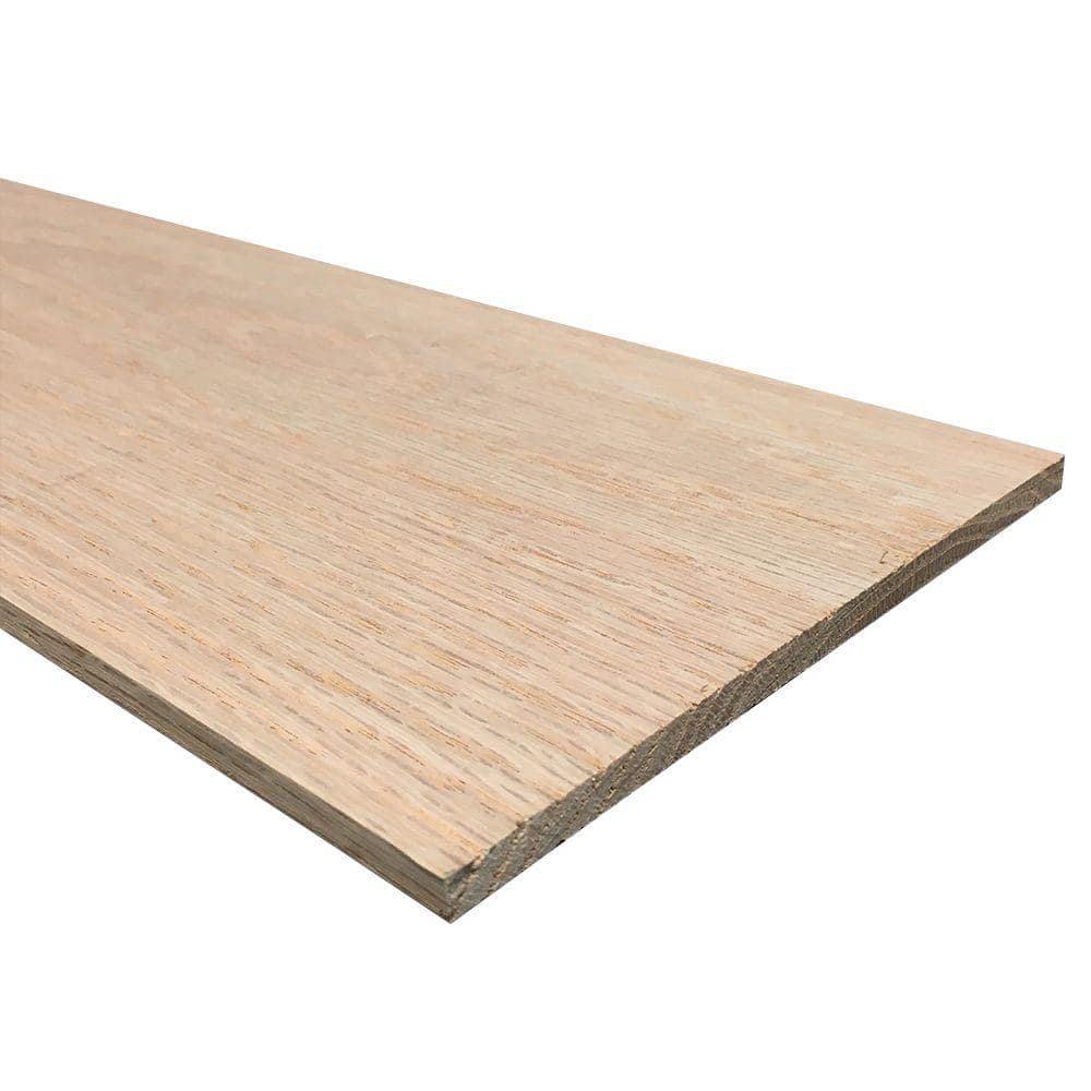 Weaber 1/4 in. x 6 in. x 4 ft. S4S Oak Board