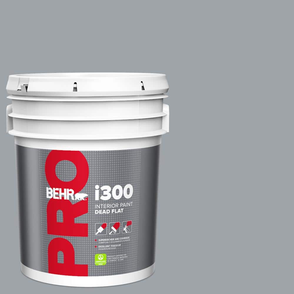 BEHR PRO 5 gal. #N510-4 Supernova Dead Flat Interior Paint