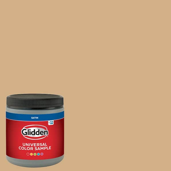 Glidden 8 oz. PPG1087-5 Cracker Bitz Satin Interior Paint Sample (2)