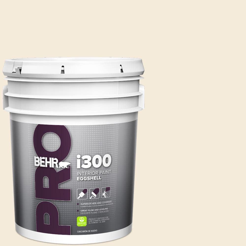 BEHR PRO 5 gal. #BWC-02 Confection Eggshell Interior Paint