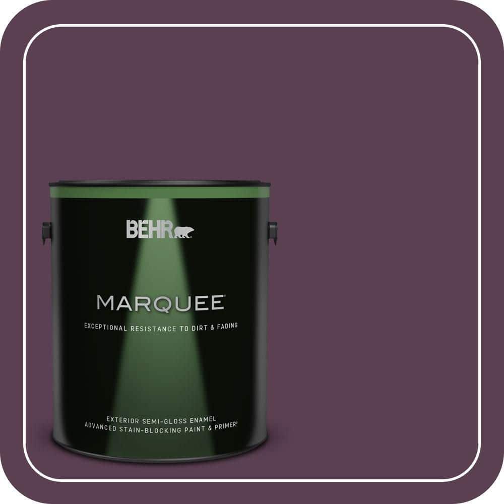 BEHR MARQUEE 1 gal. #PPU17-03 Vixen Semi-Gloss Enamel Exterior Paint & Primer