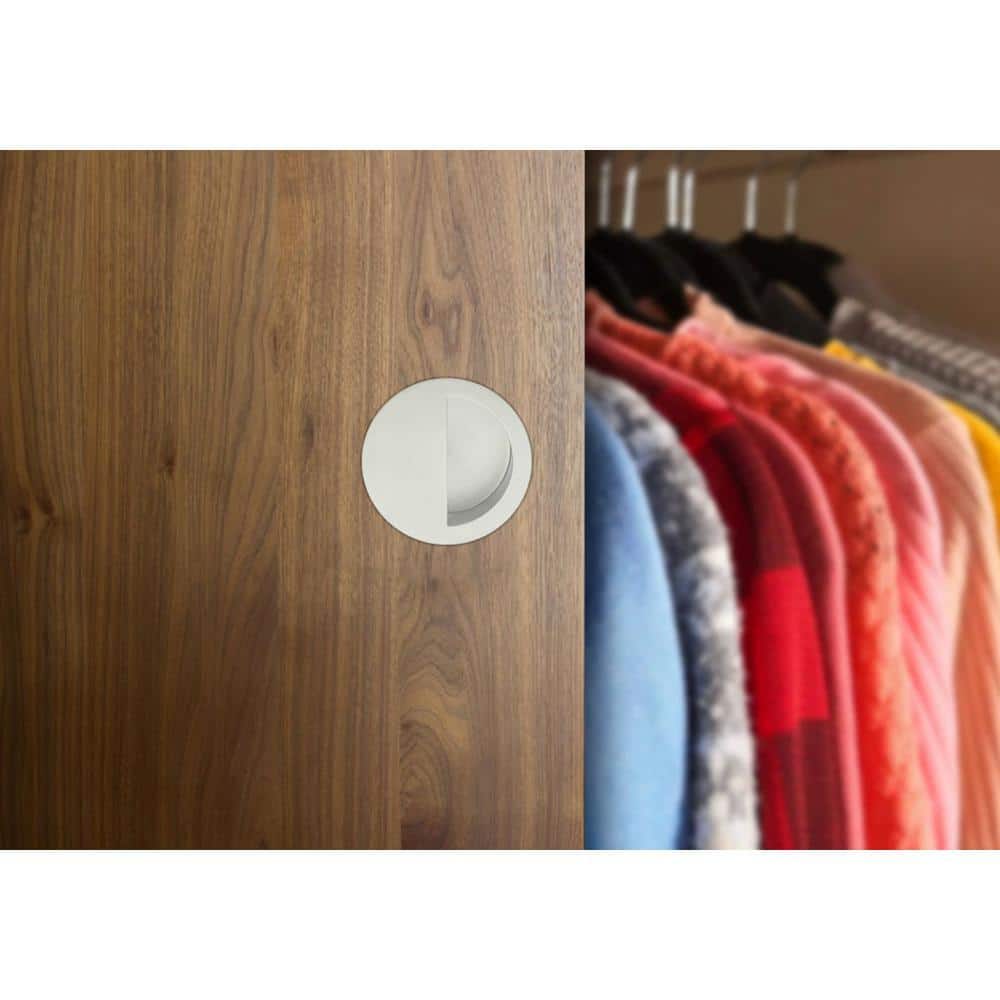 INOX FHIX 3-1/2 in. Dia Satin Stainless Steel Semi-Circular Flush Cup Pull (10-Pack) (2)