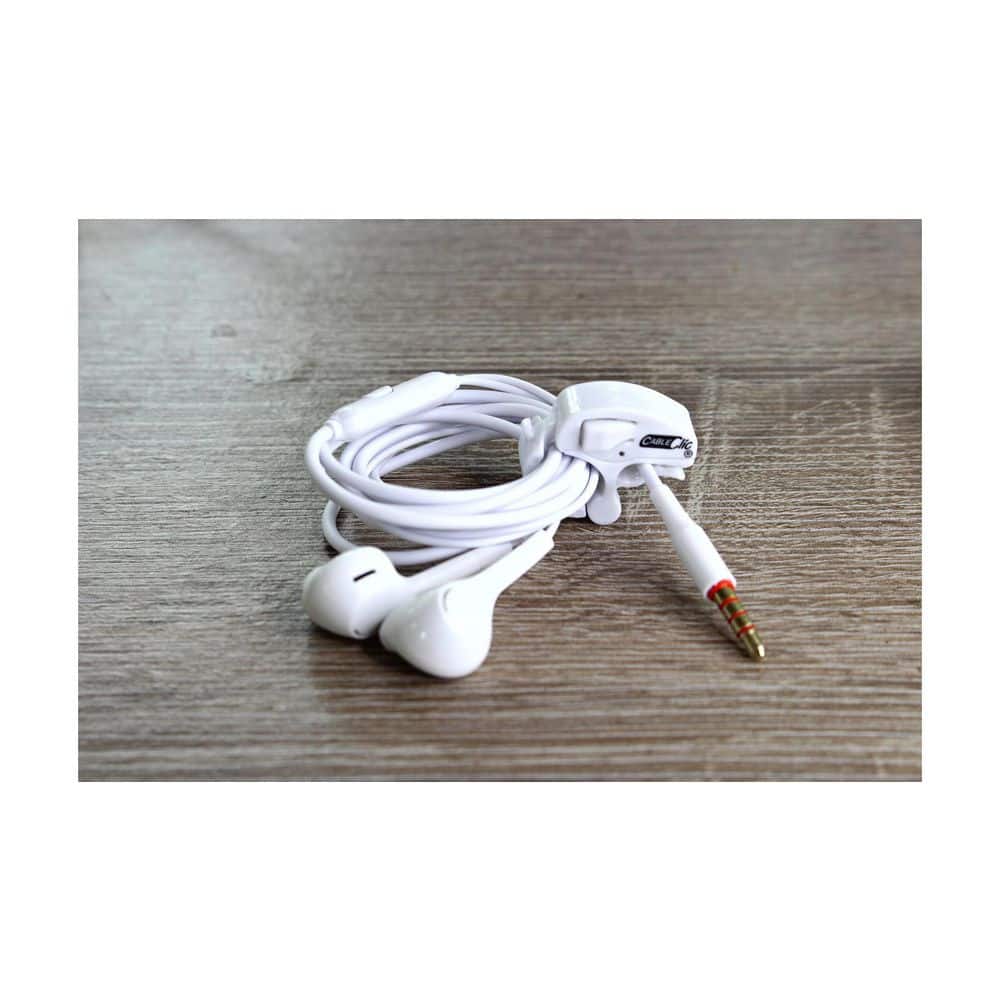 QA Worldwide Micro CABLE CLIC - White (25 Pack) (3)