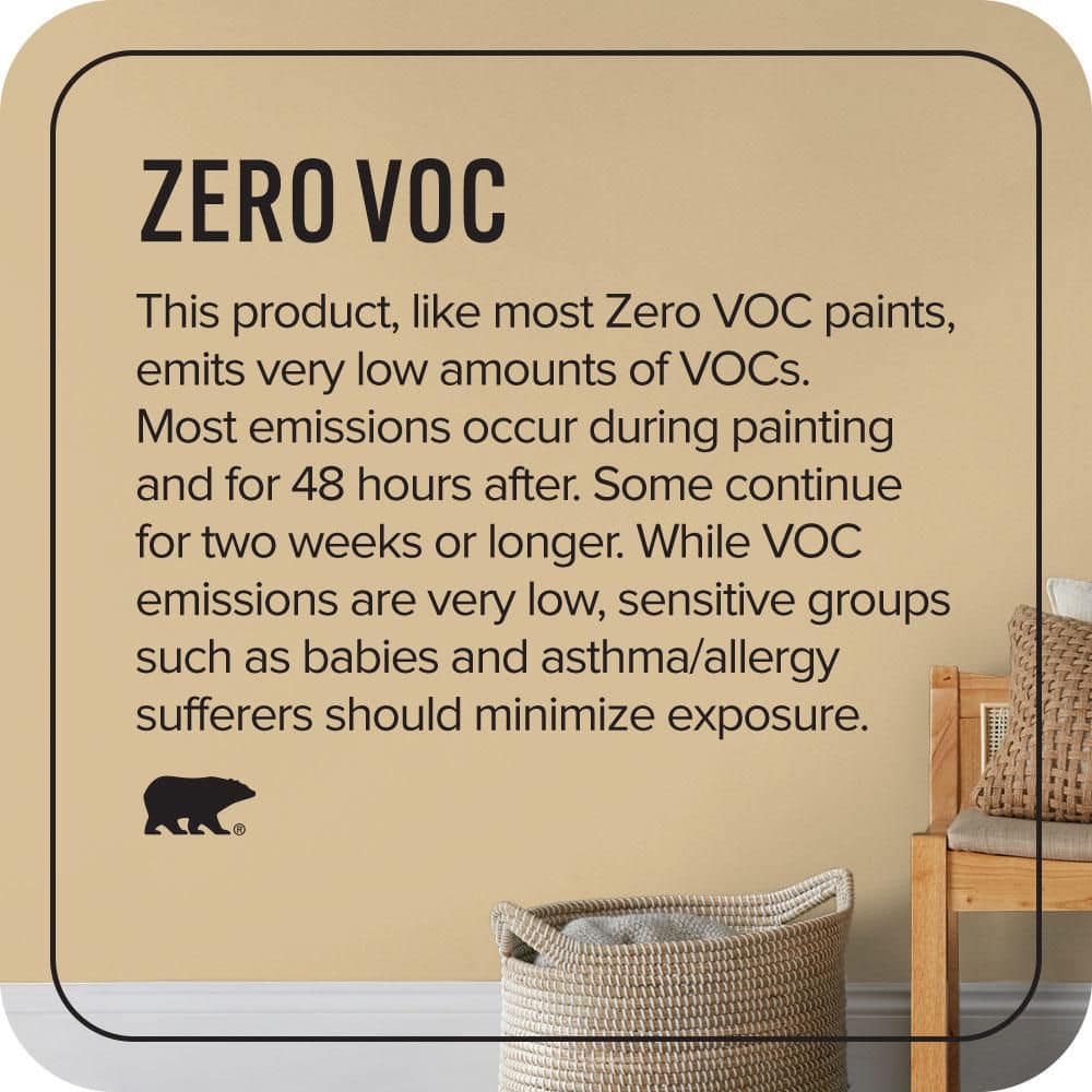 BEHR PREMIUM PLUS #330F-4 Pebble Path Enamel Low Odor & Primer (4)