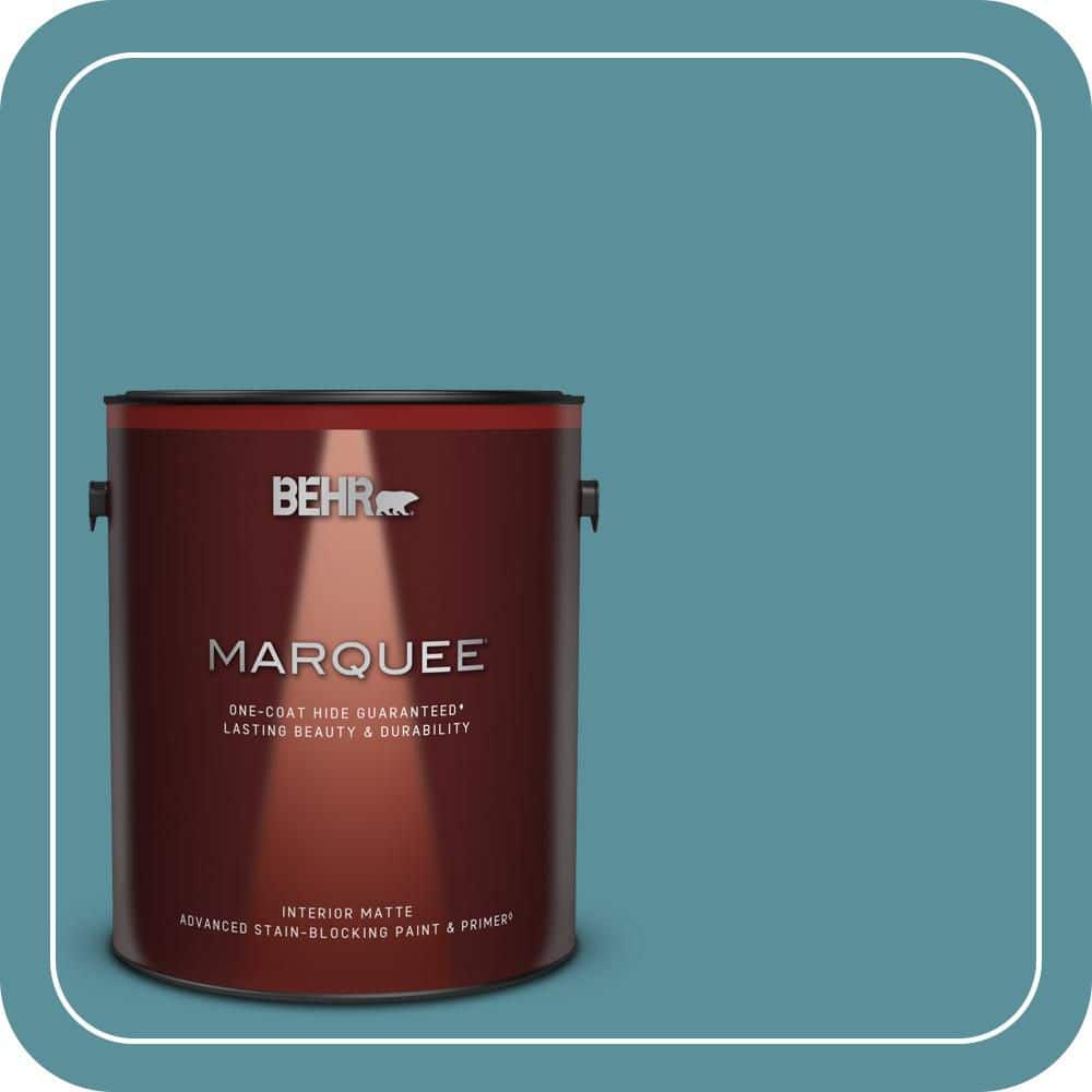 BEHR MARQUEE 1 gal. #520F-5 Harbor Matte Interior Paint & Primer (1)