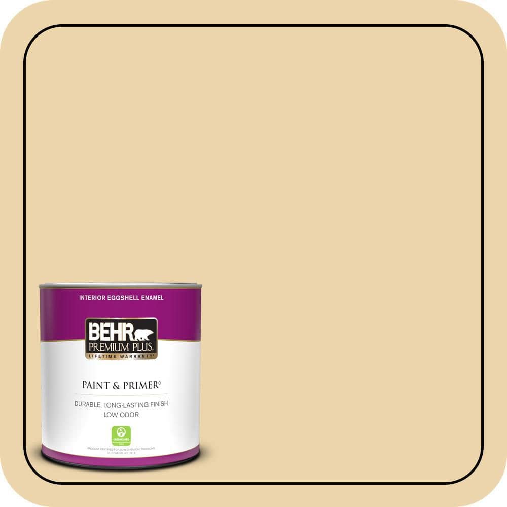 BEHR PREMIUM PLUS #ICC-51 Sweet Marzipan Enamel Low Odor & Primer (1)