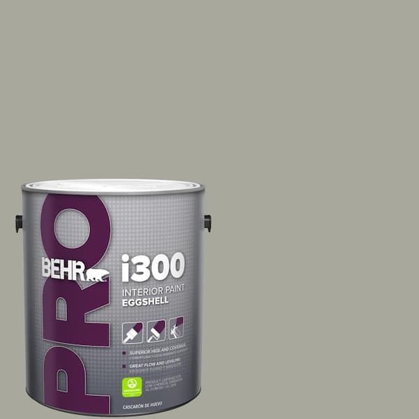 BEHR PRO 1 gal. #PPU25-05 Old Celadon Eggshell Interior Paint (2)