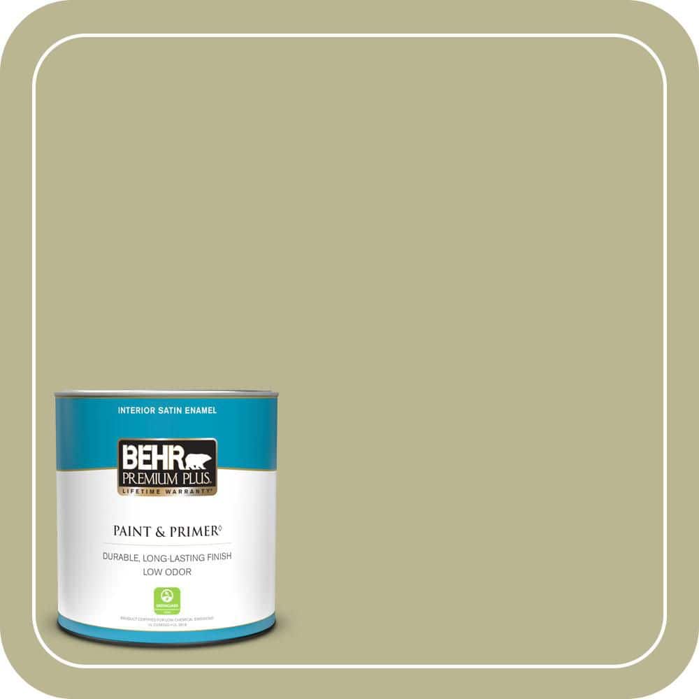 BEHR PREMIUM PLUS #MQ6-56 Lichen Interior/Exterior Paint & Primer Color Sample