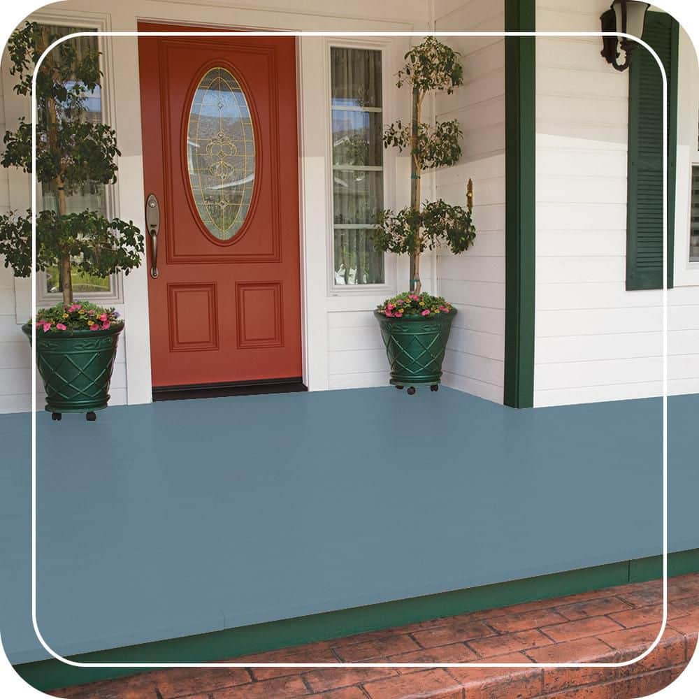 BEHR PREMIUM #550F-4 Low-Lustre Enamel Interior/Exterior Porch and Patio Floor Paint (2)