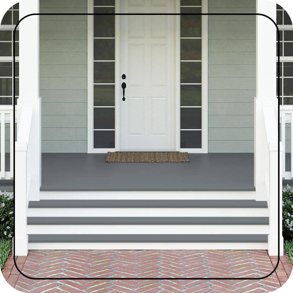 BEHR PREMIUM #N450-5 Textured Low-Lustre Enamel Interior/Exterior Porch and Patio Anti-Slip Floor Paint (2)