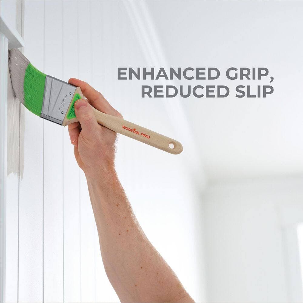 Wooster 2-1/2 in. GripTech Polyester Thin Angle Sash Brush (2)