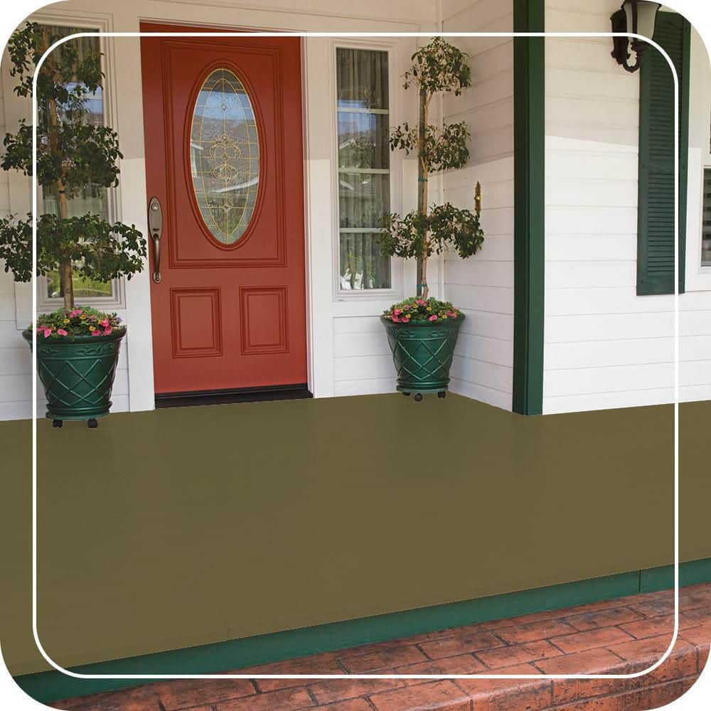 BEHR PREMIUM #S330-7 Low-Lustre Enamel Interior/Exterior Porch and Patio Floor Paint (2)