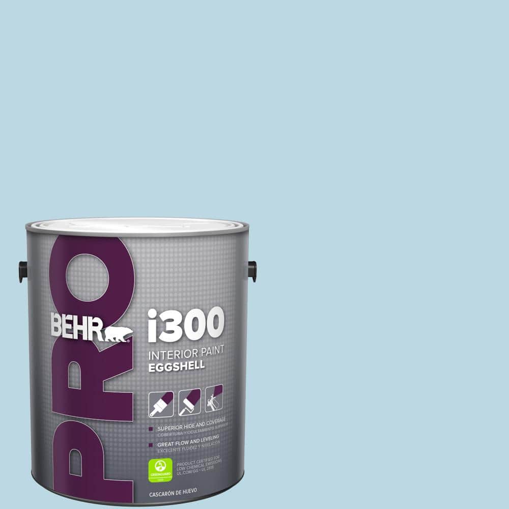 BEHR PRO 1 gal. #S490-2 Glacial Stream Eggshell Interior Paint (1)