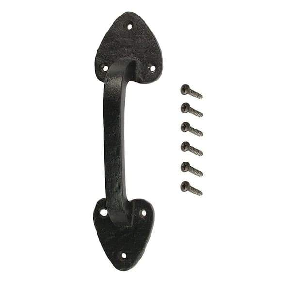 Everbilt 7-1/2 in. Black Heavy-Duty Gate Pull (2)