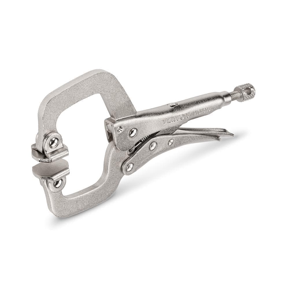 TEKTON 6 in. Swivel Pad Locking C-Clamp (1)