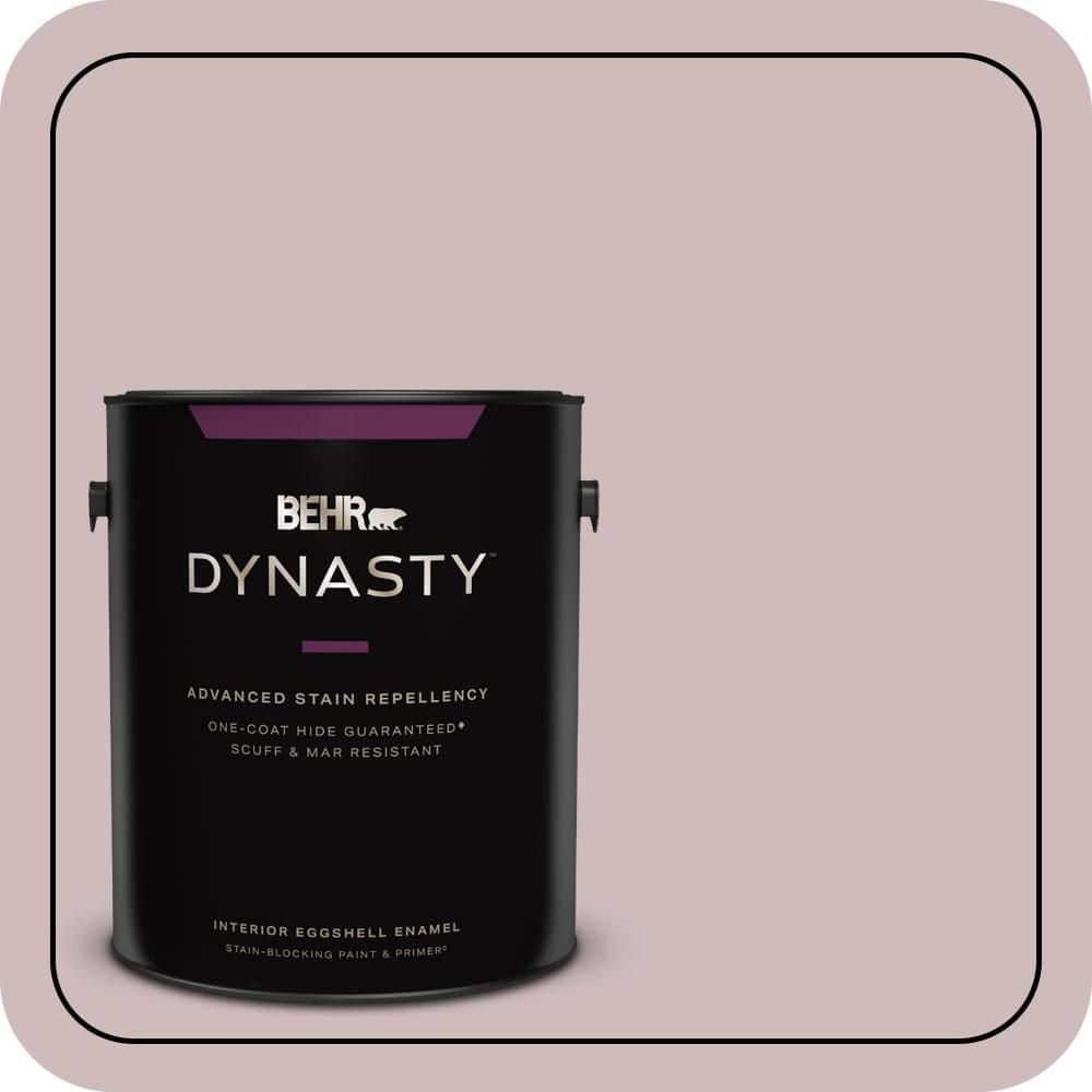 BEHR DYNASTY 1 gal. #N120-3 Mauve It Eggshell Enamel Interior Stain-Blocking Paint & Primer