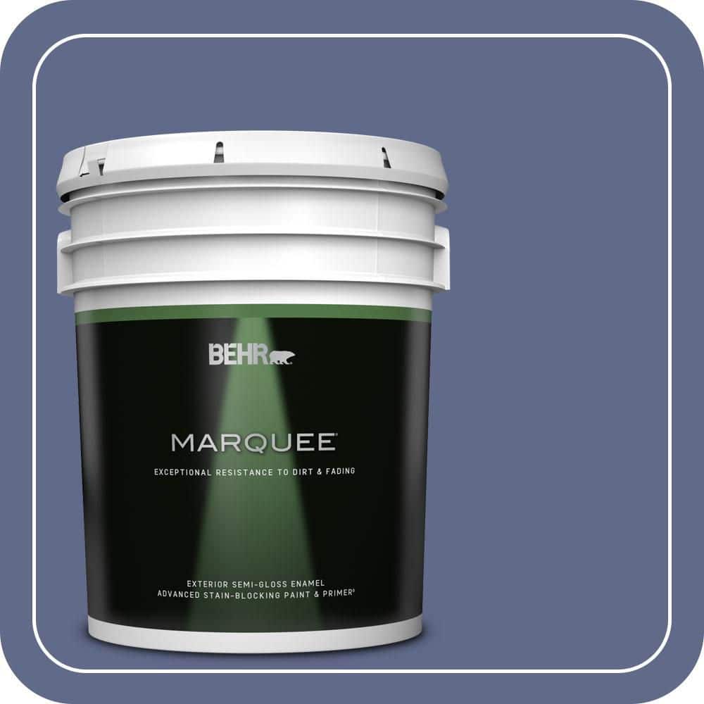 BEHR MARQUEE 5 gal. #S540-6 Dangerously Elegant Semi-Gloss Enamel Exterior Paint & Primer