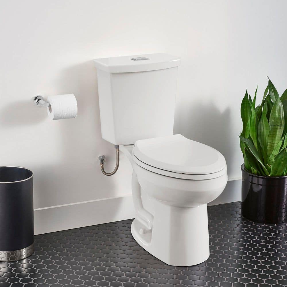 American Standard H2Option 2-Piece 0.92/1.28 GPF Dual Flush Elongated Chair Height Toilet in White (2)