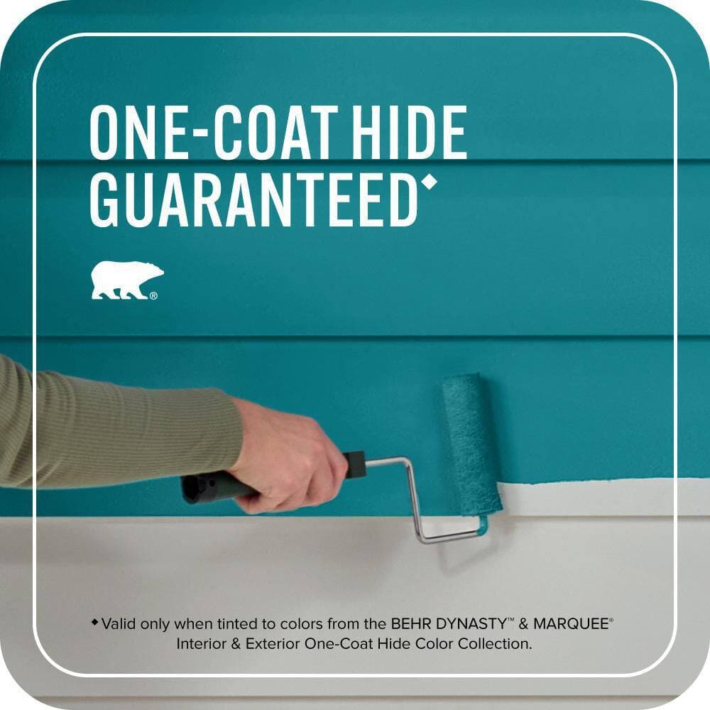 BEHR MARQUEE 1 qt. #P470-7 The Real Teal Semi-Gloss Enamel Exterior Paint & Primer (3)