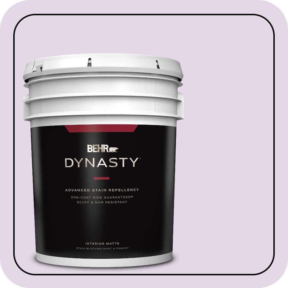 BEHR DYNASTY 5 gal. #660A-2 Chateau Rose Matte Interior Stain-Blocking Paint & Primer