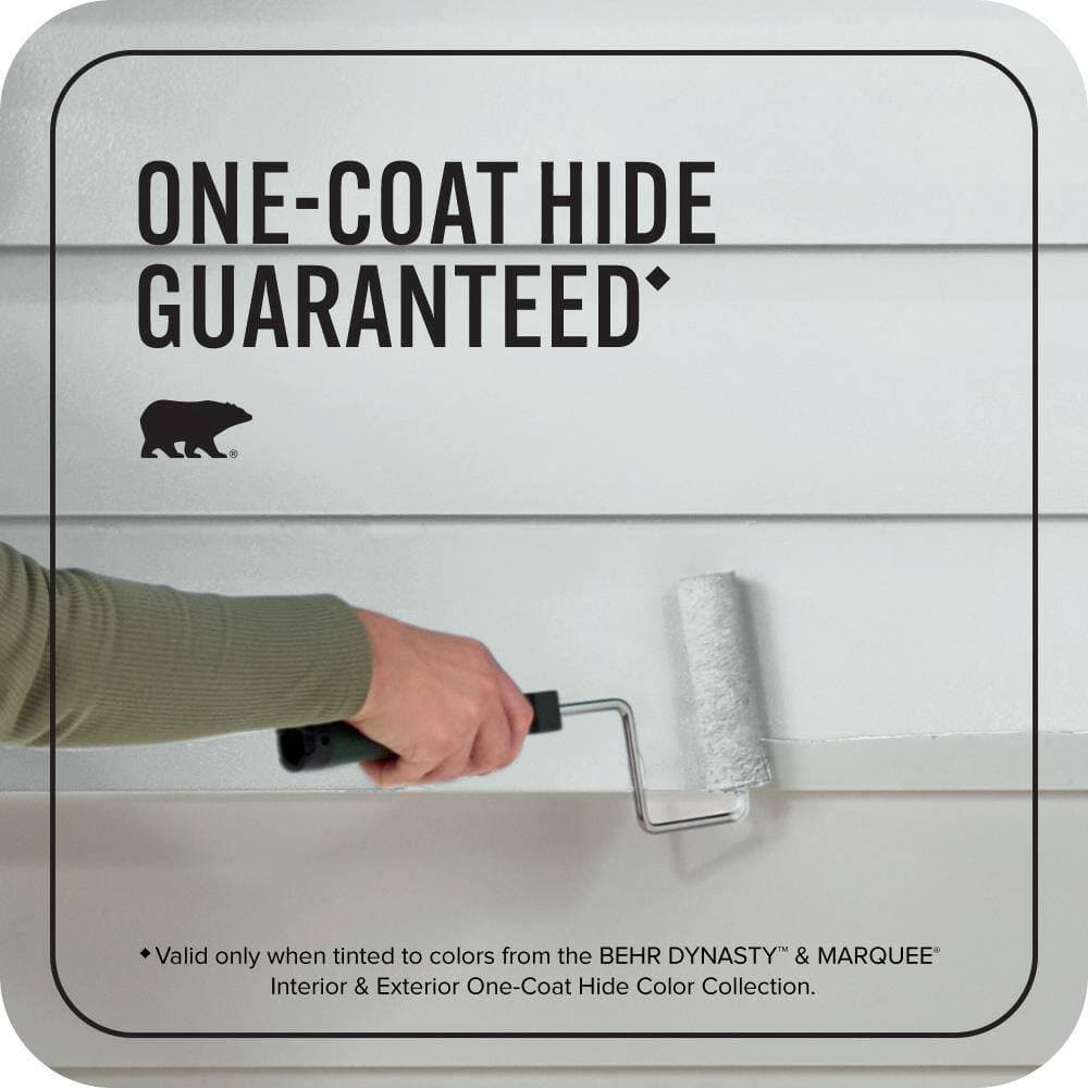 BEHR MARQUEE 1 gal. #MQ3-50 River Veil Satin Enamel Exterior Paint & Primer (3)