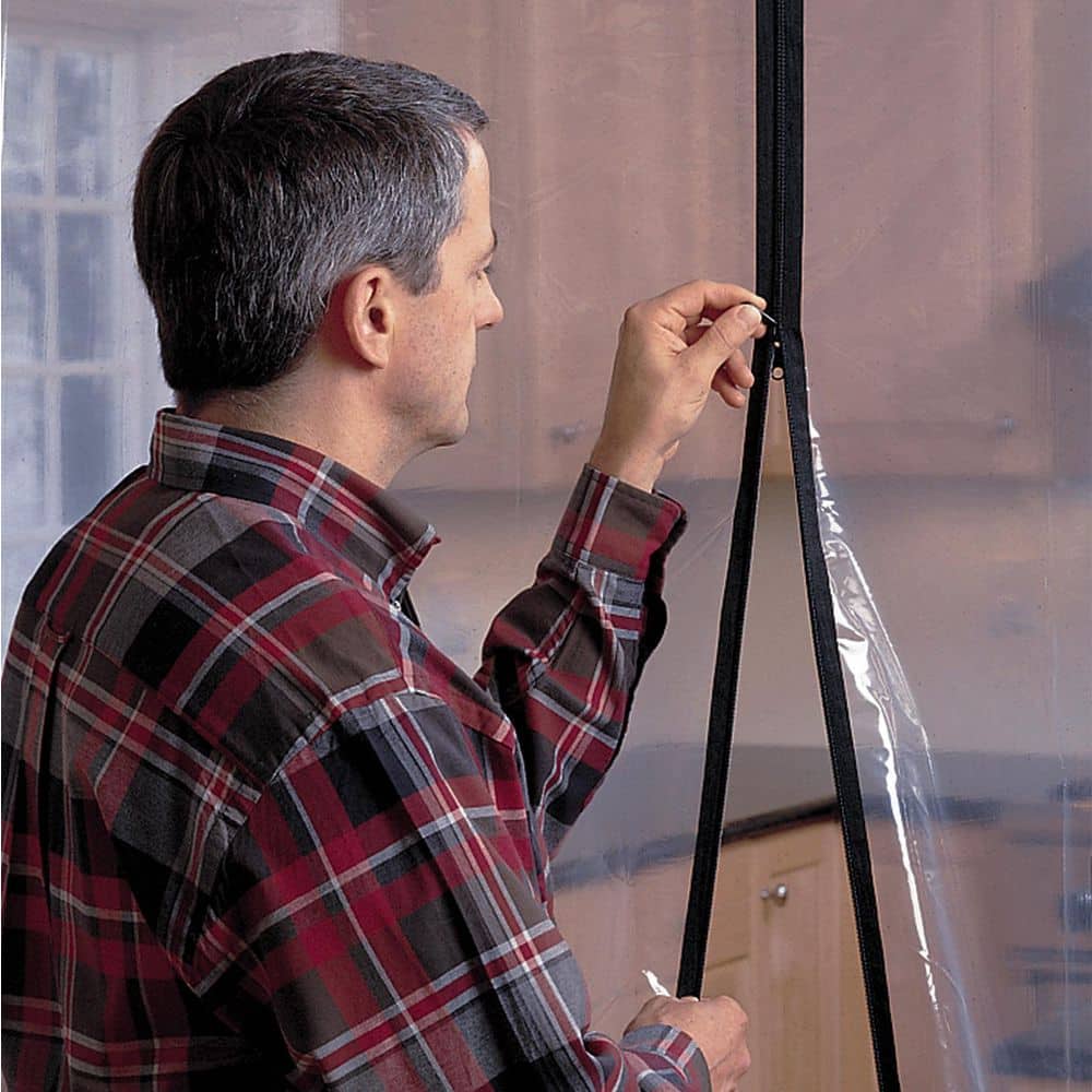 ZipWall Standard Self-Adhesive Zipper for Black Dust Barrier Kit (2-Pack) (2)