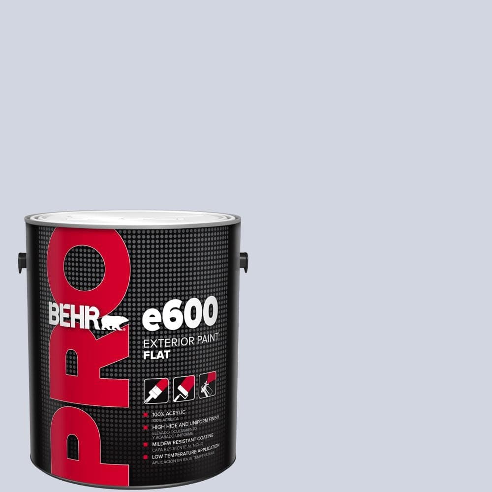 BEHR PRO 1 gal. #PPU16-08 Hint of Violet Flat Paint