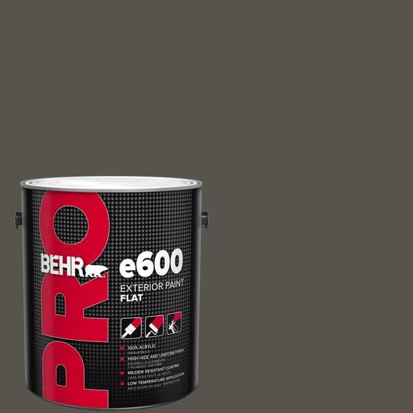 BEHR PRO 1 gal. #790D-7 Black Bean Flat Exterior Paint (2)