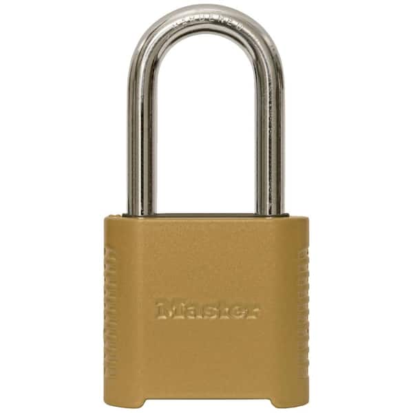 Master Lock Outdoor Combination Lock, 2 in. Shackle, Resettable (2)